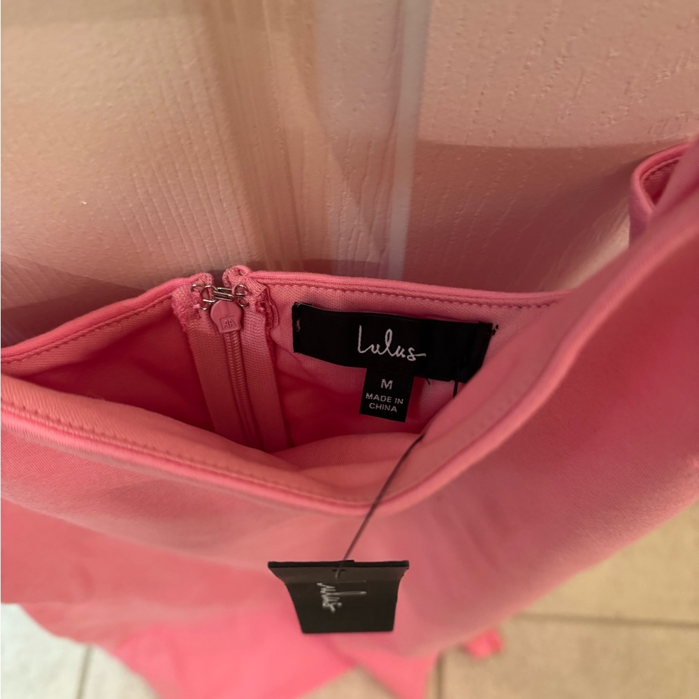 Lulu's Vibrant Pink Sleeveless Dress - Picture 3 of 7